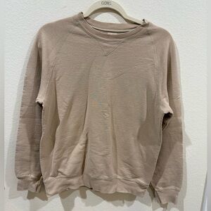 Brandy Melville John Galt Tan Crewneck Sweatshirt